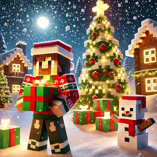 Minecraft Christmas Jigsaw Festive Pixel Art Fun F
